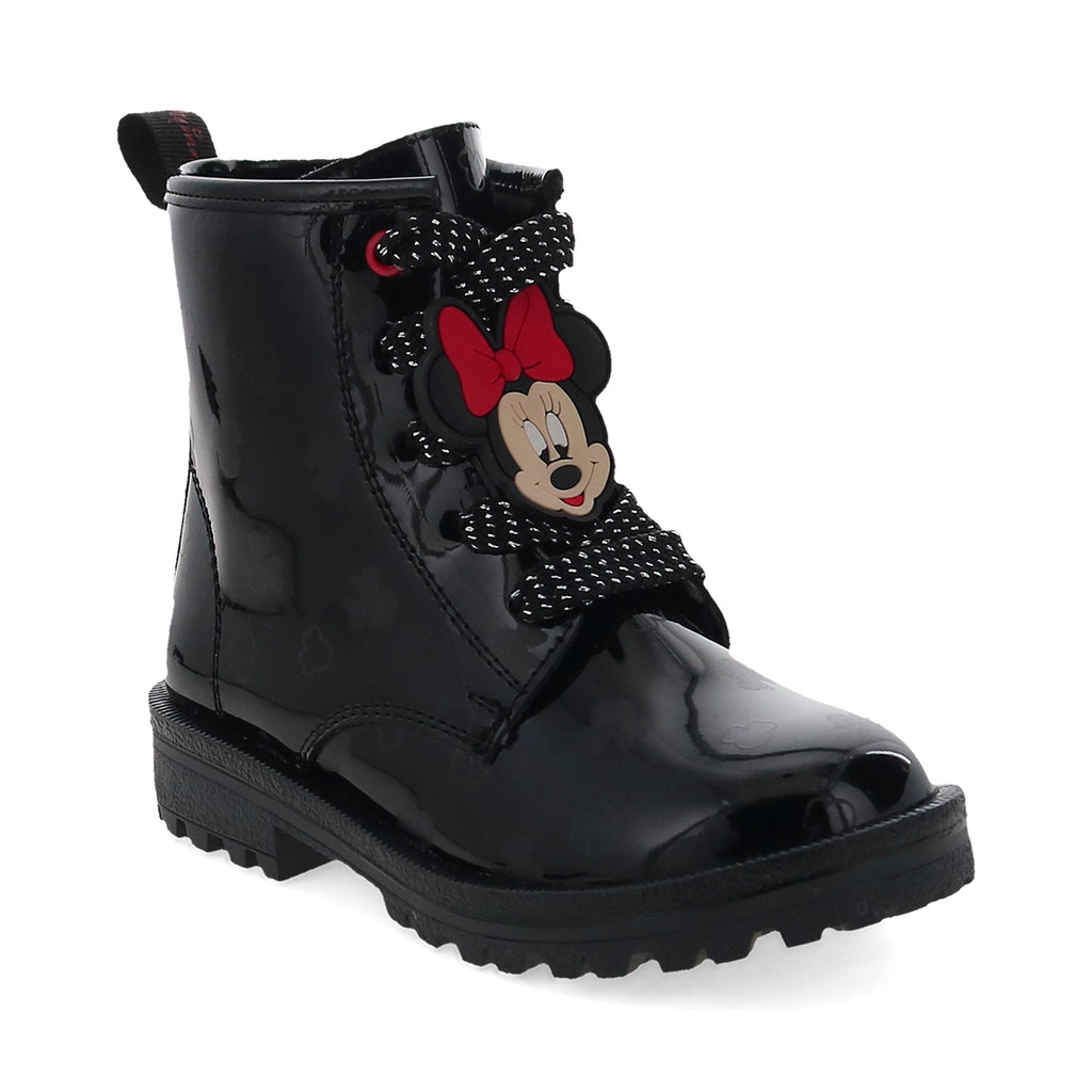 325002- Bota Minnie Mouse de Niña Negro  Charol Disney